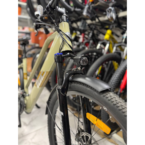 Електровелосипед 26" Forever MTB AL F51 Оливковий