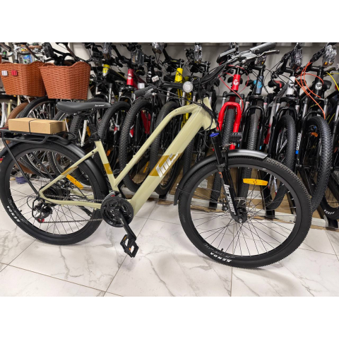 Електровелосипед 26" Forever MTB AL F51 Оливковий