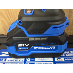 Акумуляторна болгарка ZEGOR AGAX-21BL з 2-ма АКБ