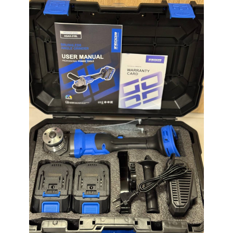 Акумуляторна болгарка ZEGOR AGAX-21BL з 2-ма АКБ