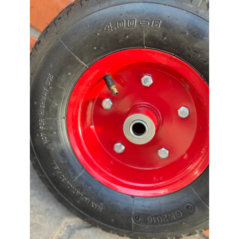 Колесо 4.00-6 до тачки в зборі під вісь 16 мм
