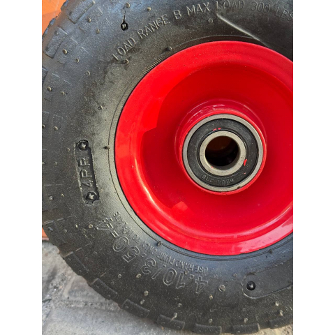 Колесо до тачки 4.10/3.50-4 під вісь 20 мм Пневматичне