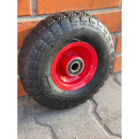 Колесо до тачки 4.10/3.50-4 під вісь 20 мм Пневматичне