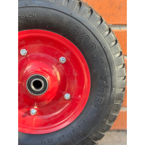 Колесо в зборі 4.80/4.00-8 до садової та будівельної тачки фірми ВС 8 PR Польща