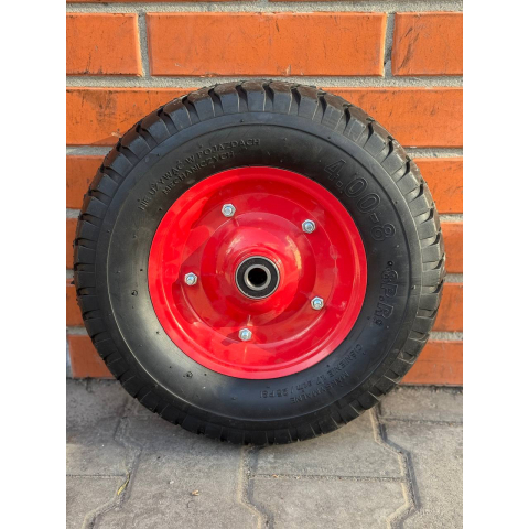 Колесо в зборі 4.80/4.00-8 до садової та будівельної тачки фірми ВС 8 PR Польща