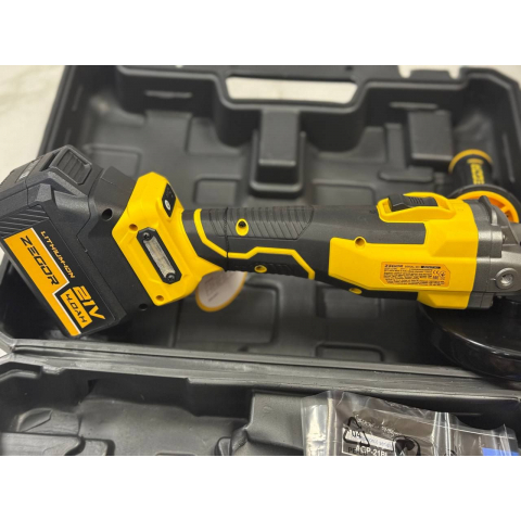 Акумуляторна шліфувальна машина Zegor Profesional 21V AGP-21BL кутова