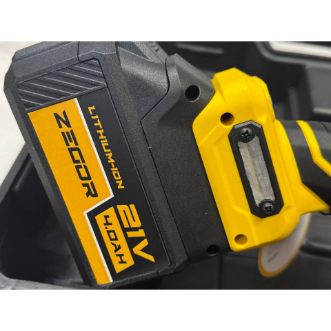 Акумуляторна шліфувальна машина Zegor Profesional 21V AGP-21BL кутова