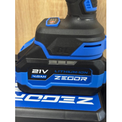 Акумуляторний безщітковий гайковерт ZEGOR SDAX-21BL-500 (+ 2 акб 4 А·год)