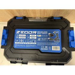 Акумуляторний безщітковий гайковерт ZEGOR SDAX-21BL-500 (+ 2 акб 4 А·год)