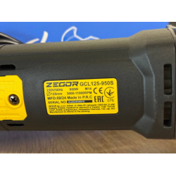 Кутова шліфмашинка Zegor GCL125-950S Professional (Болгарка)