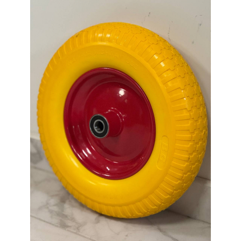 Колесо в зборі 4.80/4.00-8 до тачки з пінополіуретану фірми ВС Польща  