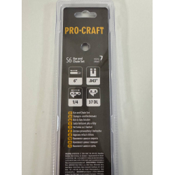 Шина + 2 ланцюга Procraft S6 до акумуляторної пили