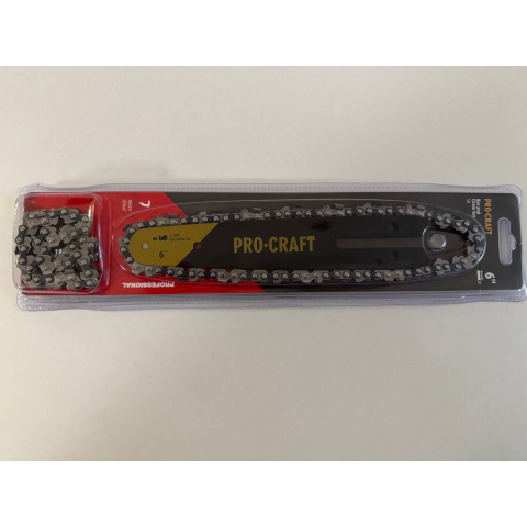 Шина + 2 ланцюга Procraft S6 до акумуляторної пили