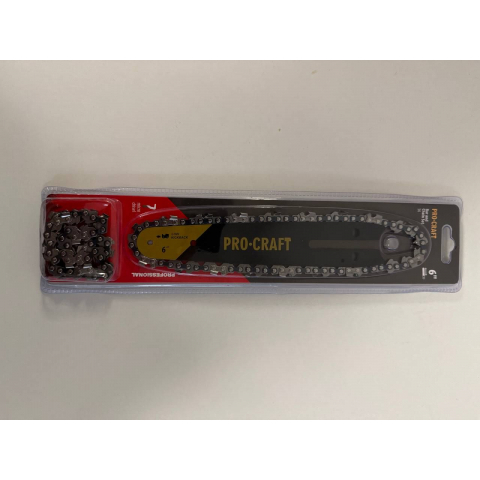 Шина + 2 ланцюга Procraft S6 до акумуляторної пили