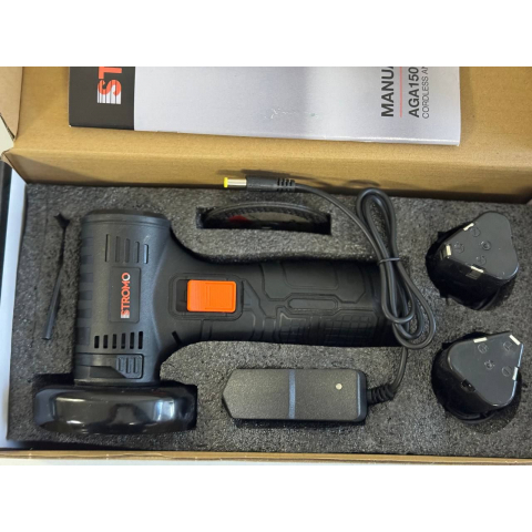 Акумуляторна міні болгарка Stromo AGA-150 + 2АКБ і ЗП
