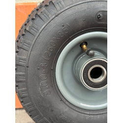 Колесо до возика 3.00-4 (260*85) під вісь 20 мм Пневматичне ВС Польща