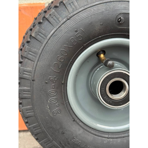 Колесо до возика 3.00-4 (260*85) під вісь 20 мм Пневматичне ВС Польща