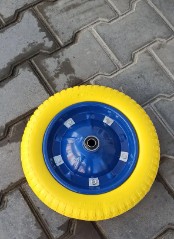 Колесо в зборі 3.25/3.00-8  до тачки з пінополіуретану під вісь 16 мм