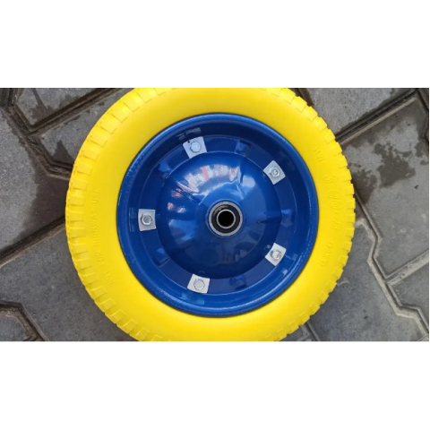 Колесо в зборі 3.25/3.00-8  до тачки з пінополіуретану під вісь 16 мм