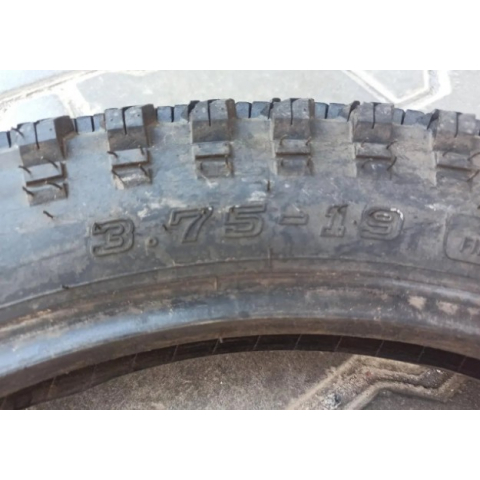 Покришка 3.75-19 на мотоцикл МТ Урал Дніпро MITAS Чехія вживана