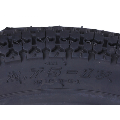 Покришка 2,75*17 6PR TT (під камеру) тип 5