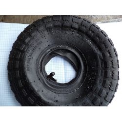 Покришка 3.50-4 з камерою на тачку