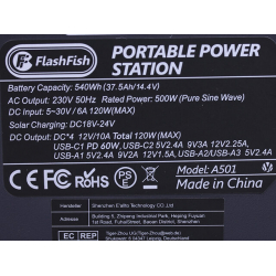 Портативна зарядна станція FlashFish (A501) 150000mAh 500W