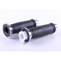 Ручки на кермо, хром, к-т: 2 шт. - 9D