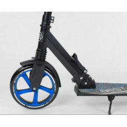 Самокат 2-х колісний Best Scooter Чорно-синій
