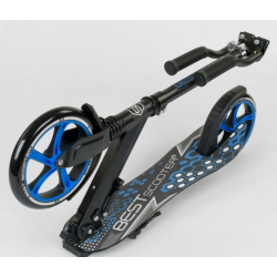 Самокат 2-х колісний Best Scooter Чорно-синій