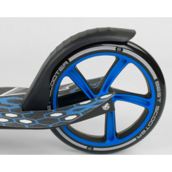 Самокат 2-х колісний Best Scooter Чорно-синій