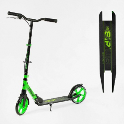 Самокат двоколісний "Skyper салатово-чорний