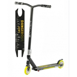 Самокат трюковий Skyper HIC-система, пеги, алюмінієвий диск та дека, колеса PU 110 мм Чорно-жовтий