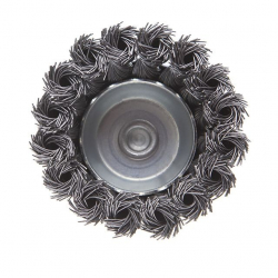 Щітка чашкова 100 мм для дриля, 1/4"  INTERTOOL