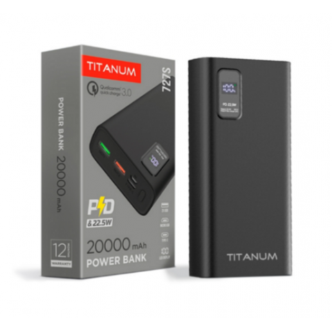 Повербанк 20000mAh Titanum TPB-727S