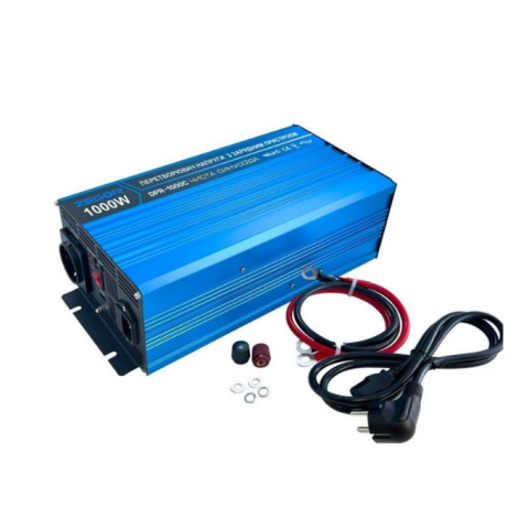 Перетворювач напруги ZEGOR DPR-1000C з зарядним пристроєм 1000W 12/220V