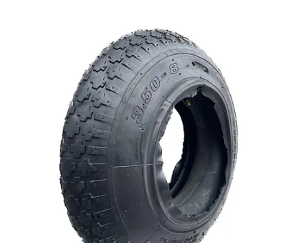 Резина 3.50-8  з камерою до садової та будвельної тачки 
