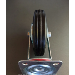 Колесо поворотне без гальма 160 мм на мобільні стенди