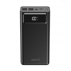 Повербанк 40000mAh HAVIT PB56 PD18W+QC3.0 Black 