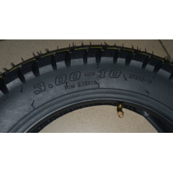 Покришка до скутера 3.00-10 з камерою траса Тайвань