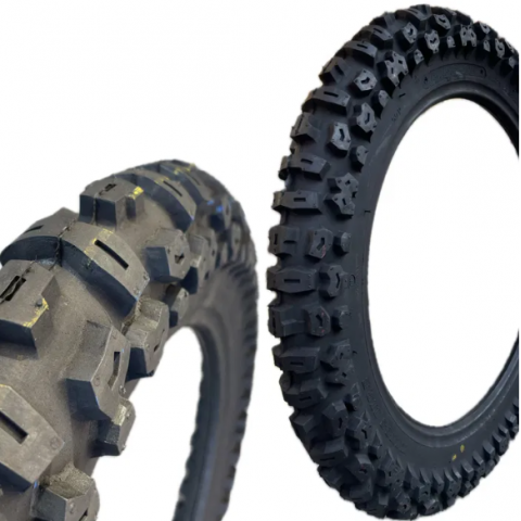 Скат з камерою 3.50-18 на мотоцикл Іж KI-914 шипована Кросова