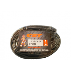 Велосипедна камера 12 1/2*2 1/4 57-203 CST гнутий вентиль CST