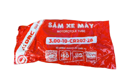 Камера на скутер 3.00-10 В'єтнам фірми DRC гнутий вентиль