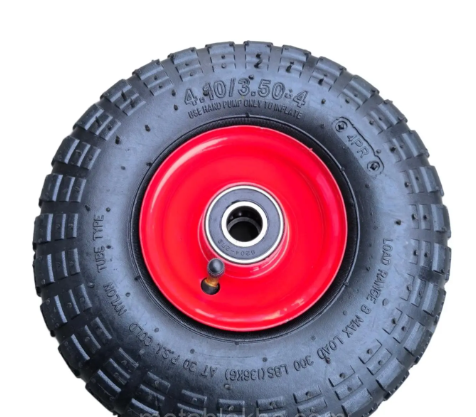 Колесо до тачки 4.10/3.50-4 під вісь 20 мм Пневматичне