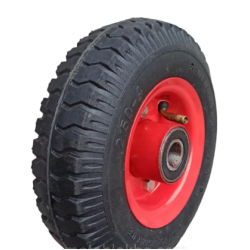 Колесо 2.50-4 в зборі на візок Пневматичне 200 мм під вісь 20 мм