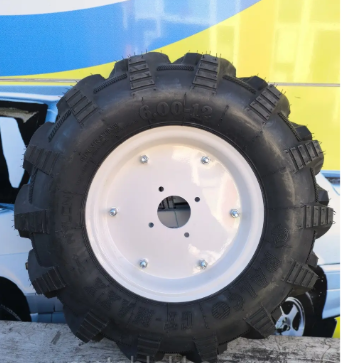 Колесо на мотоблок 6.00-12 в зборі RALCO Індія 8-PR під мотоблочну ступицю