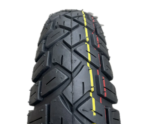 Шина на скутер 3.50-10 з камерою Тайвань шипована SC-TYRE-124