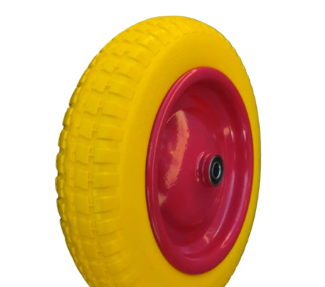 Колесо в зборі 3.25/3.00-8  до тачки з пінополіуретану під вісь 16 мм