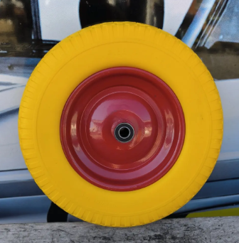 Колесо на тачку 3.50-8 з пінополіуретану під вісь 16 мм