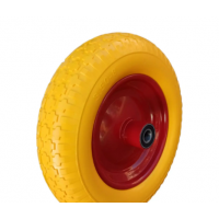 Колесо в зборі 3.50-8 до тачки з Пінополіуретану ВС Польща під вісь 20 мм